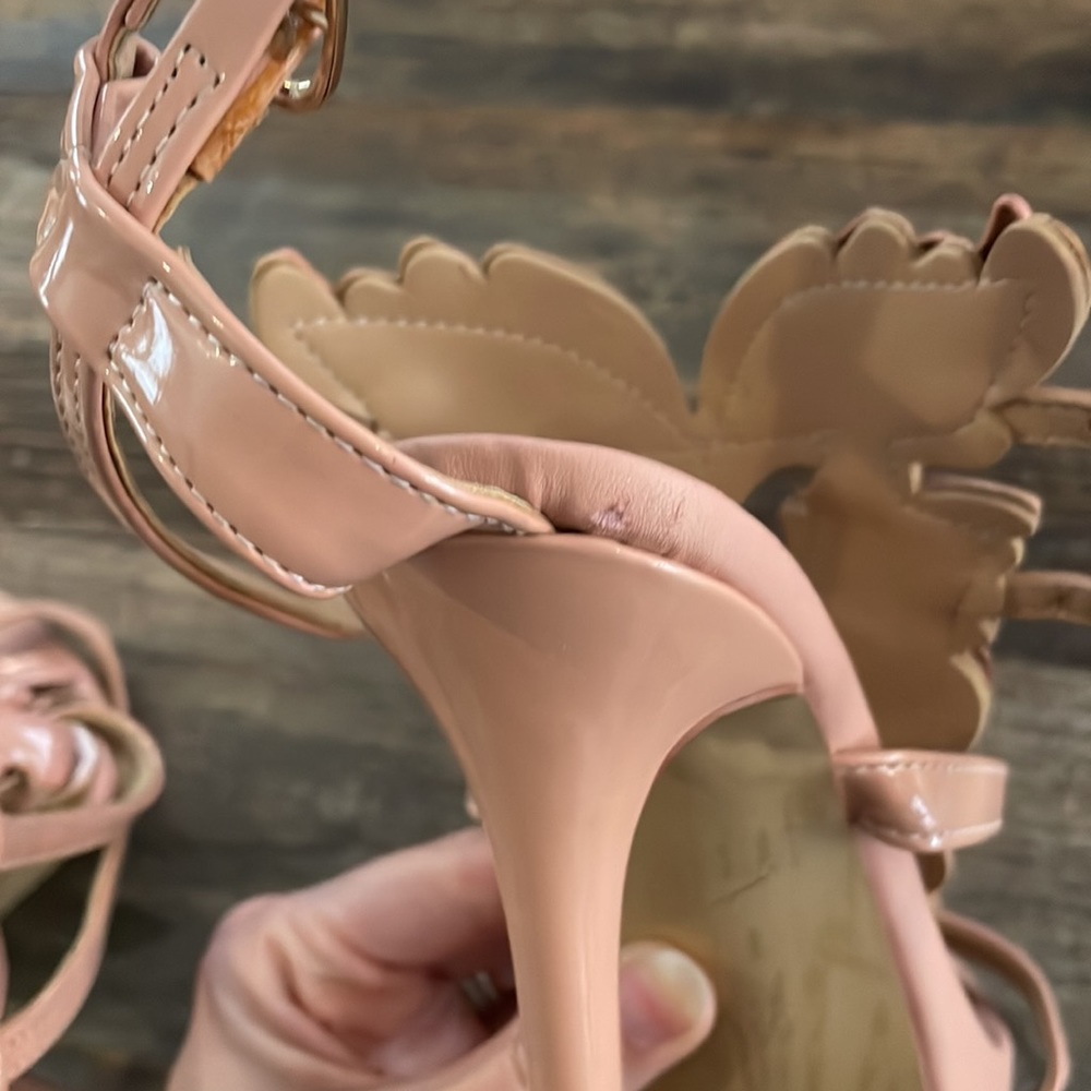 Giuseppe Zanotti Cruel Summers Sz 8 Authentic Heels Made in Italy, Pale Pink - Picture 11 of 14